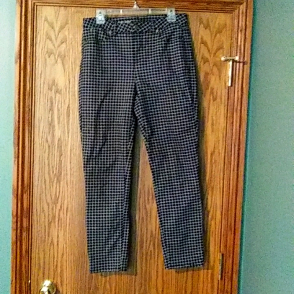 Women's Talbots Patterned Five Pocket Stretch Dre… - image 1